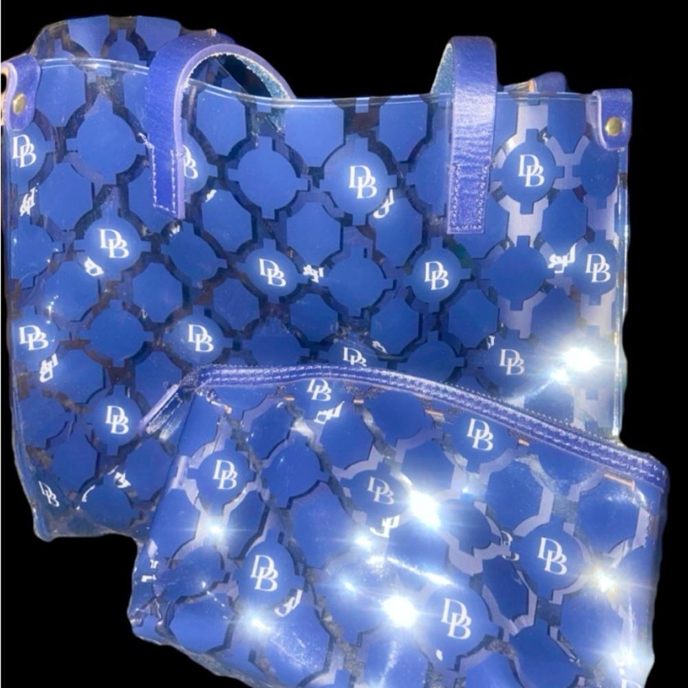 Dooney and Bourke Clear Tote Set